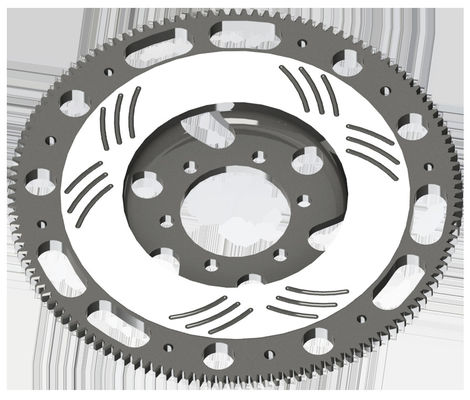 Modified Lightweight Flywheel for High-Performance Racing Cars with Durable Design