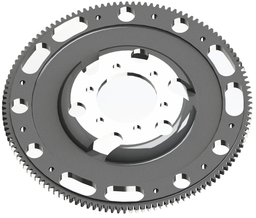 Modified Lightweight Flywheel for High-Performance Racing Cars with Durable Design